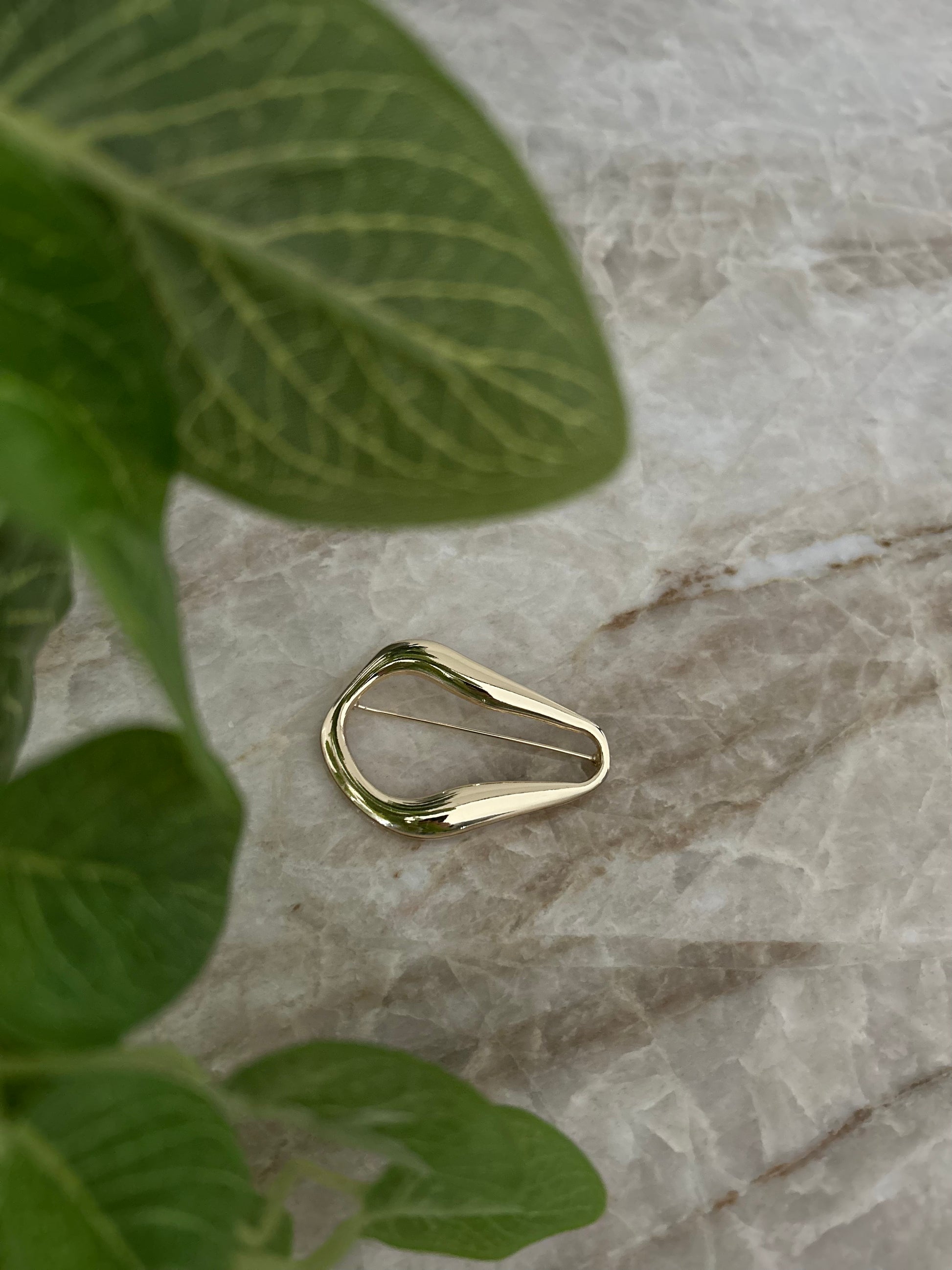 Geometric Brooch Pin