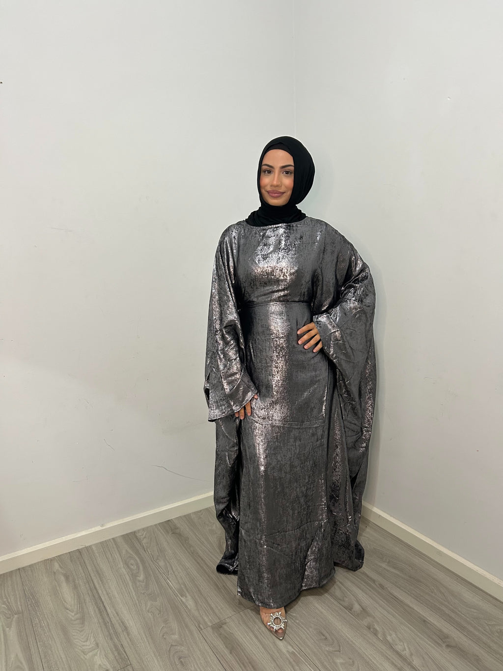 Shimmery Butterfly Abaya
