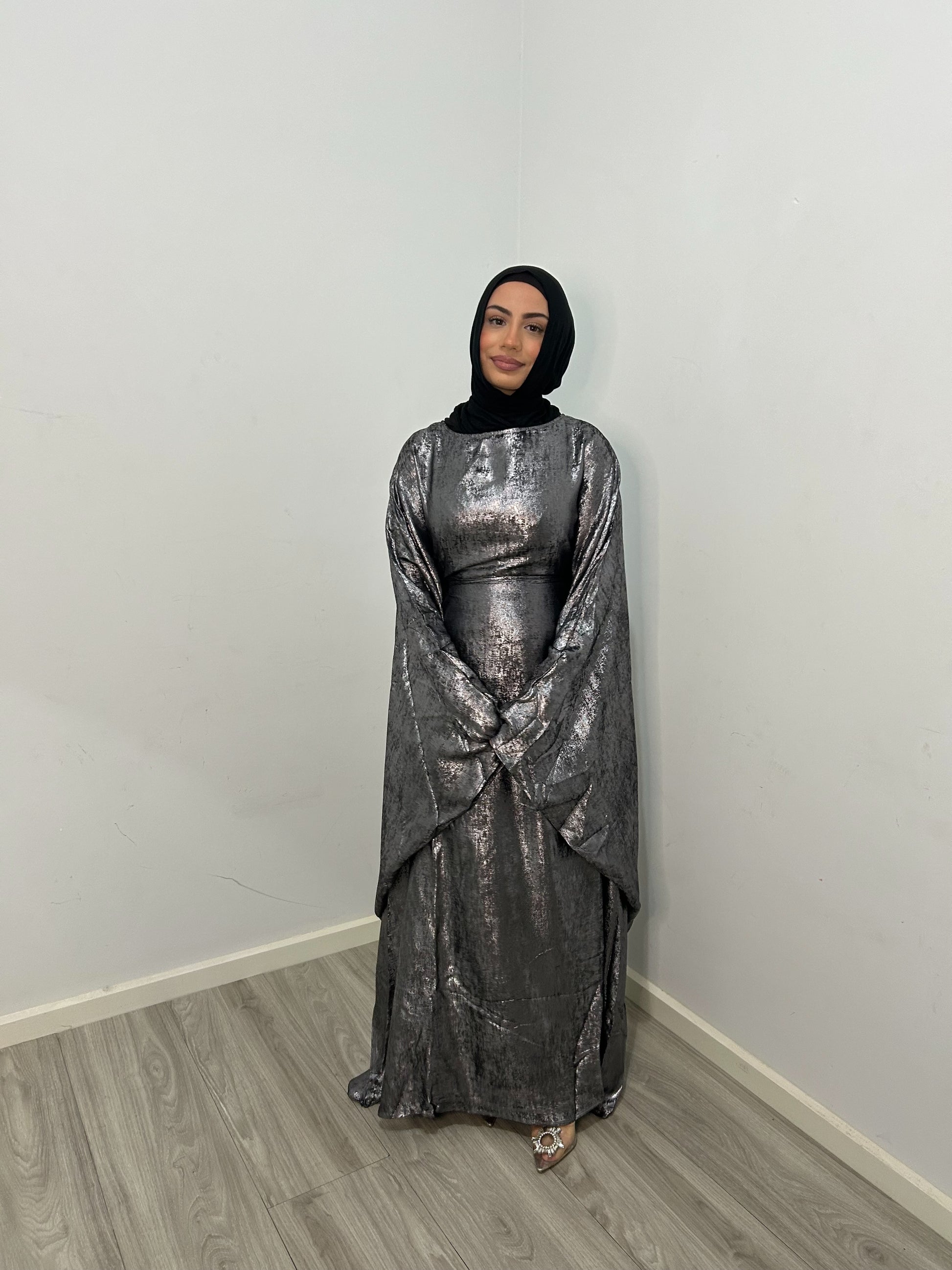 Shimmery Butterfly Abaya