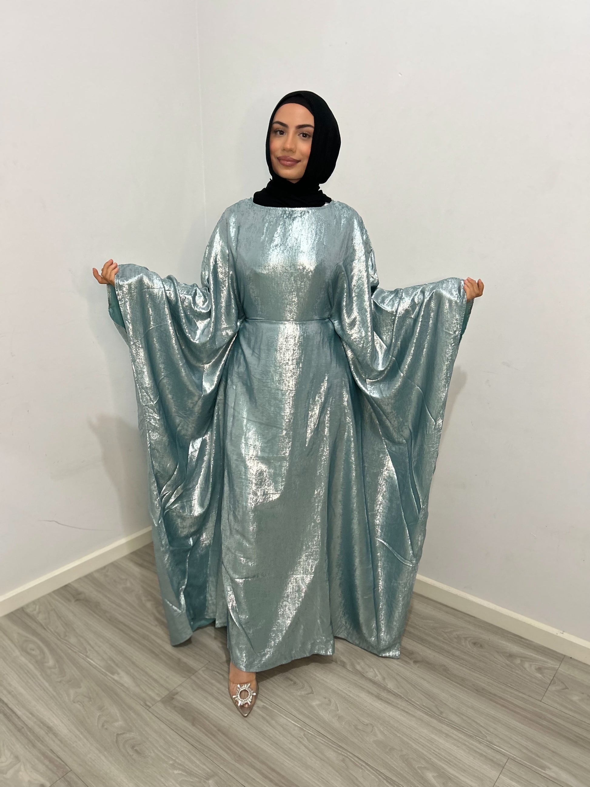 Shimmery Butterfly Abaya