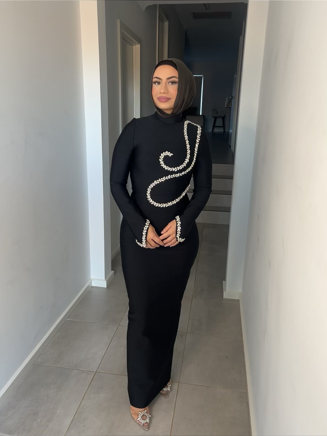 Midnight Pearl dress