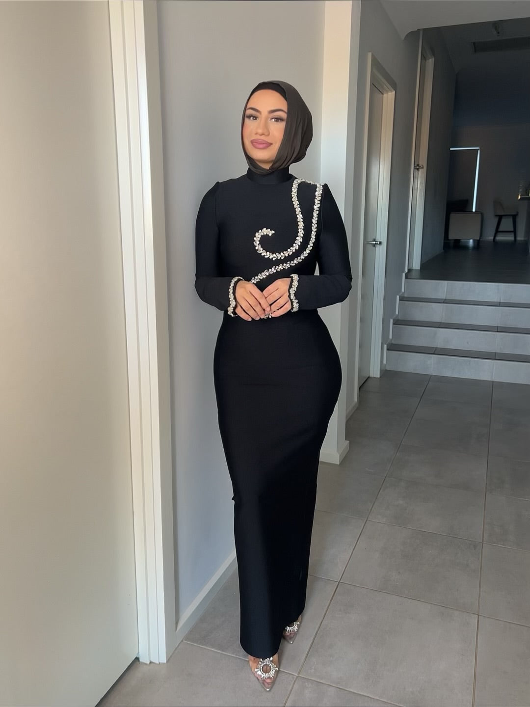 Midnight Pearl dress